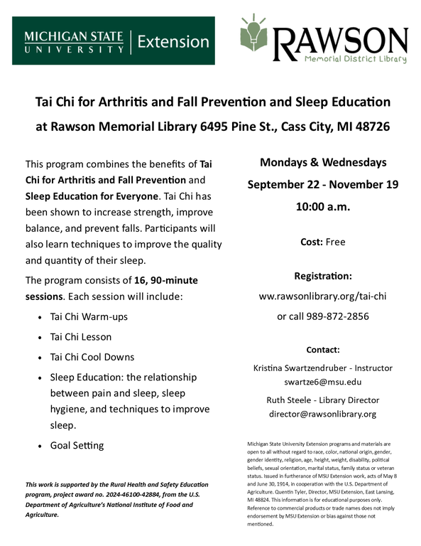 Tai Chi flyer