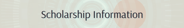 Scholarship Information button