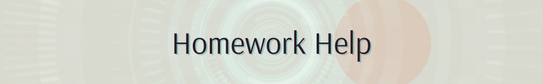 Homework help button