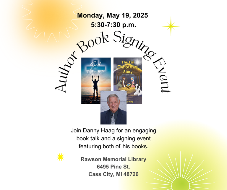 Danny Haag Book Talk/Signing