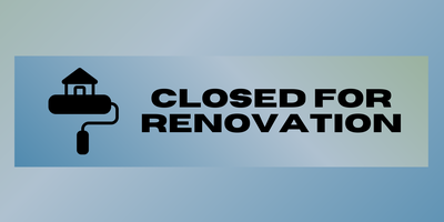 Library Closed For Renovation Library Closed For Renovation