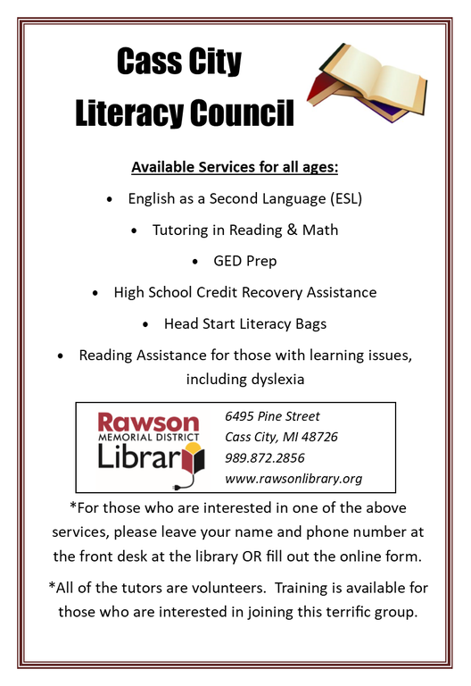 Literacy Council Tutoring Flyer